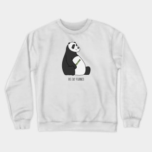 Big Day Panda Crewneck Sweatshirt